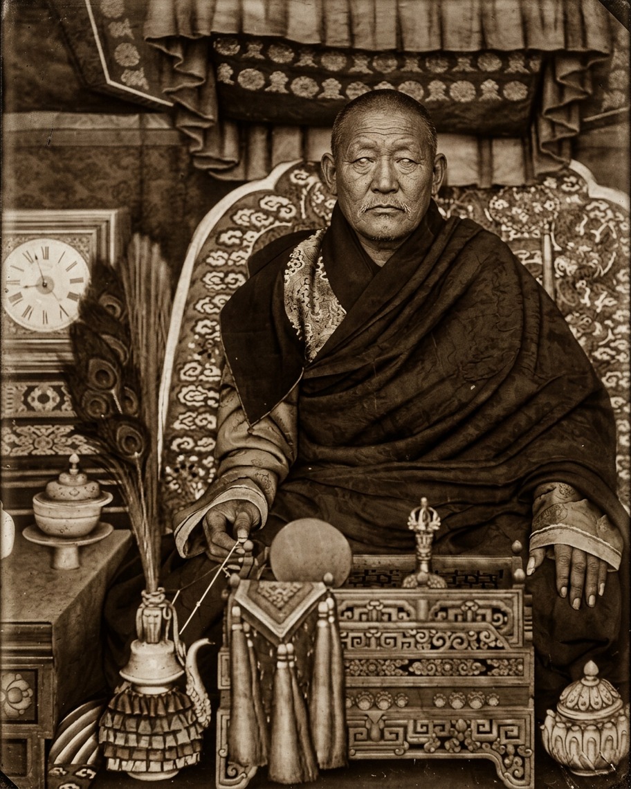 Historical portrait of The Bogd Khan