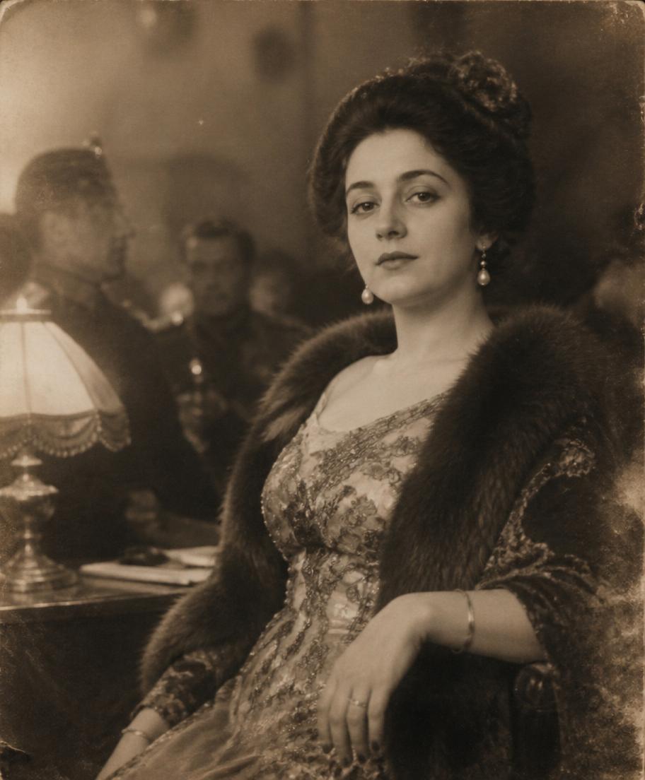 Historical portrait of Masha Sharaban