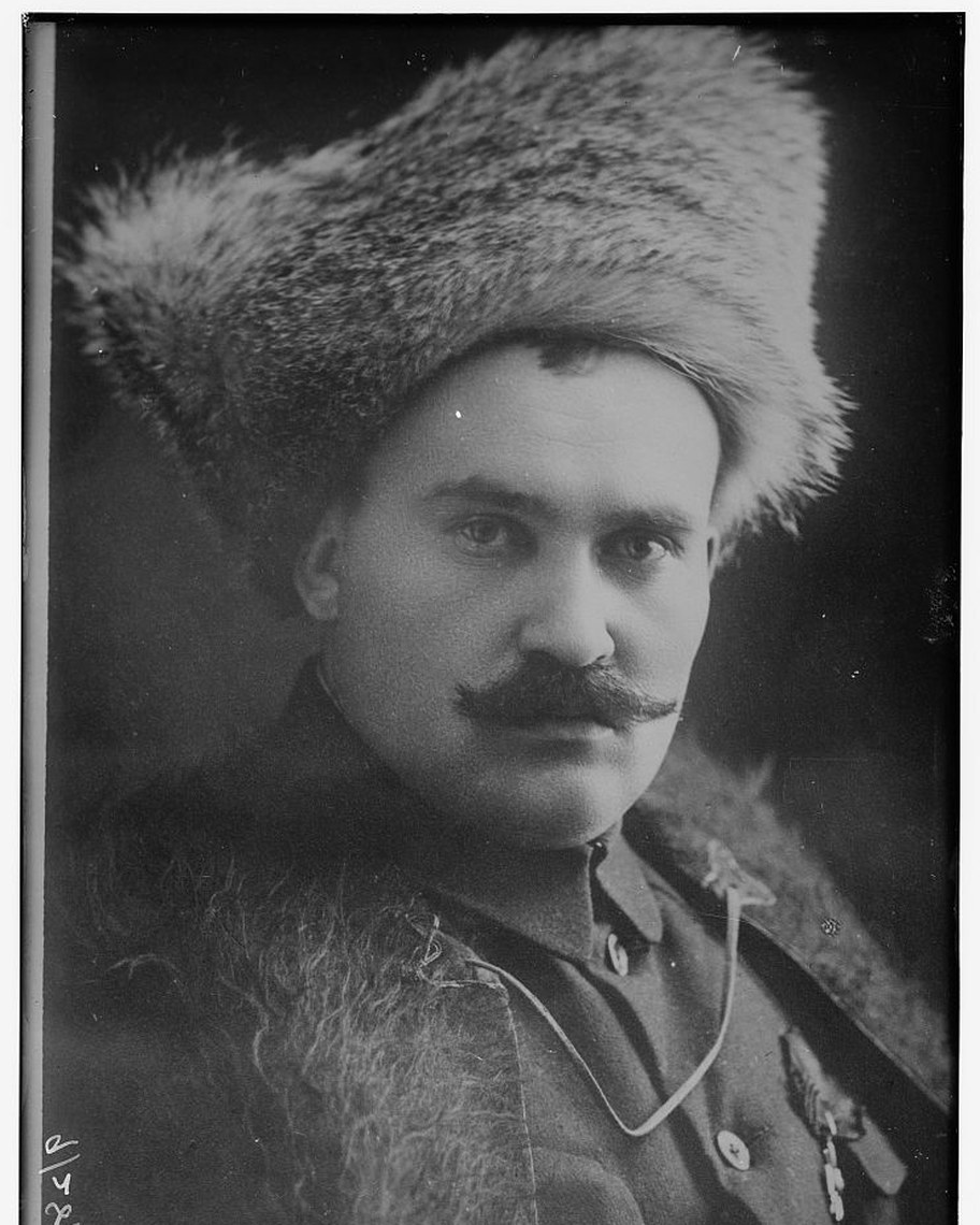 Historical portrait of Ataman Grigory Semyonov